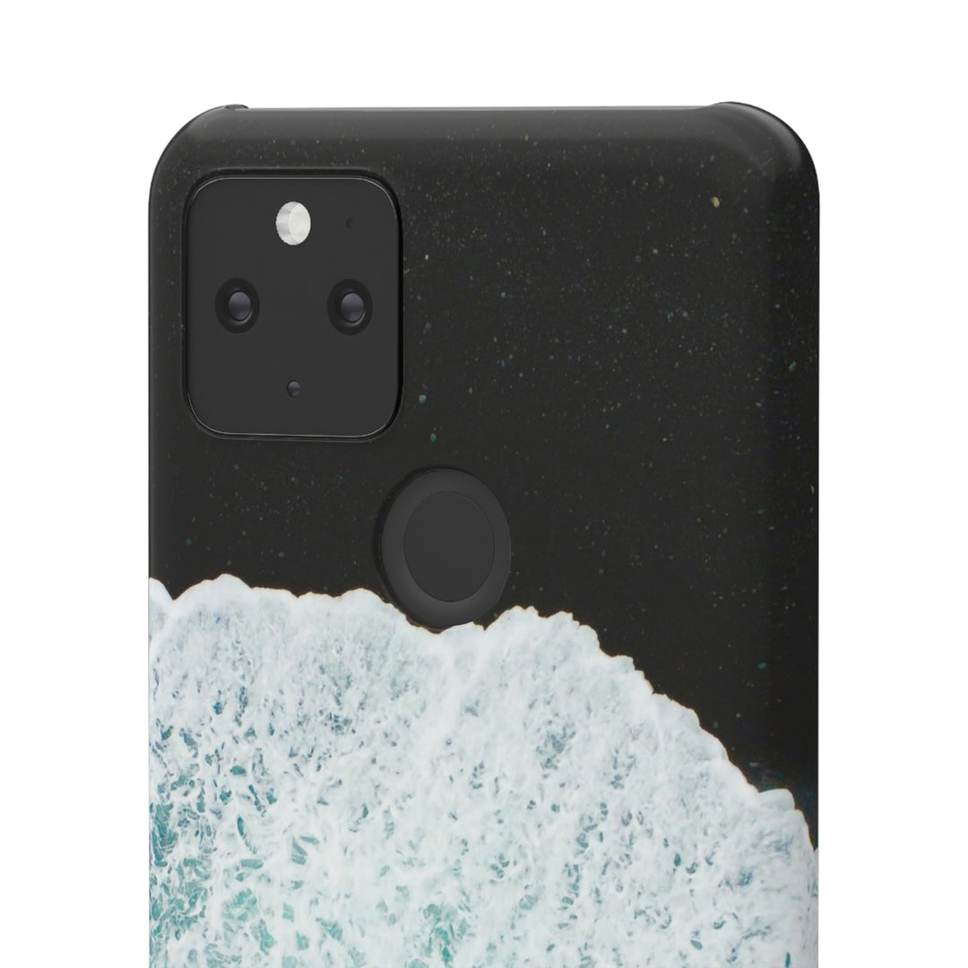 A Wave on Volcanic Sand - Phone Case