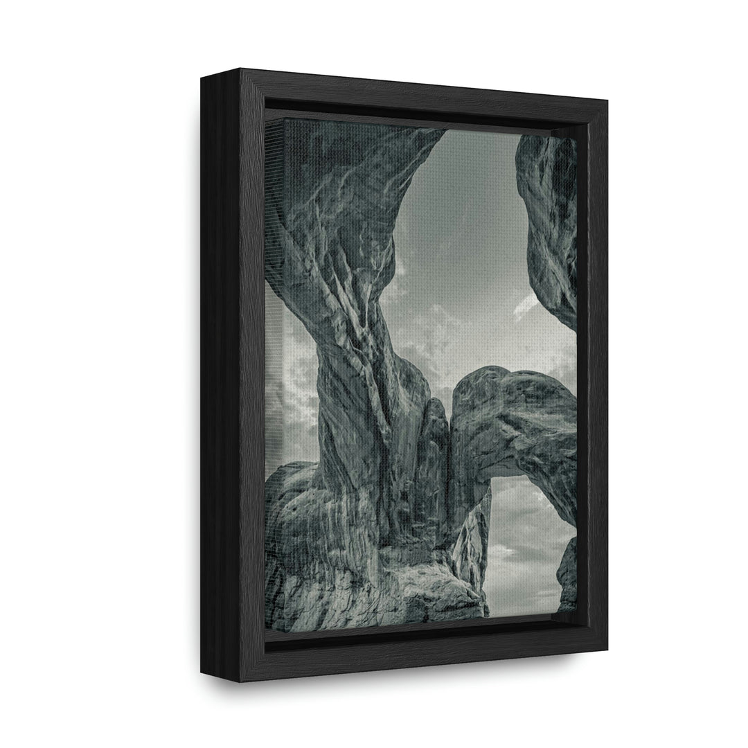 Natural Frames Part 1 in Black and White - Canvas with Frame