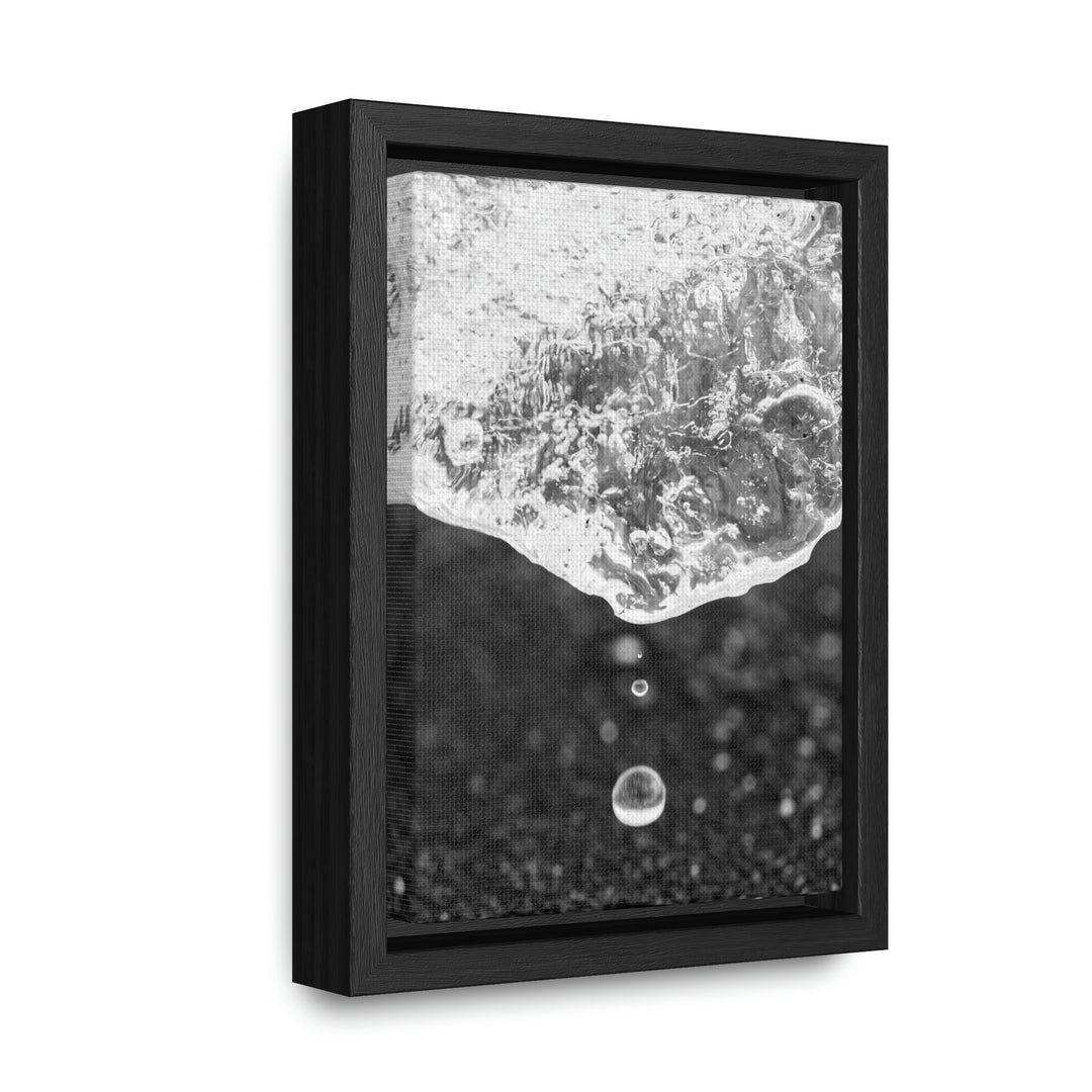 Suspended Droplet - Canvas with Frame