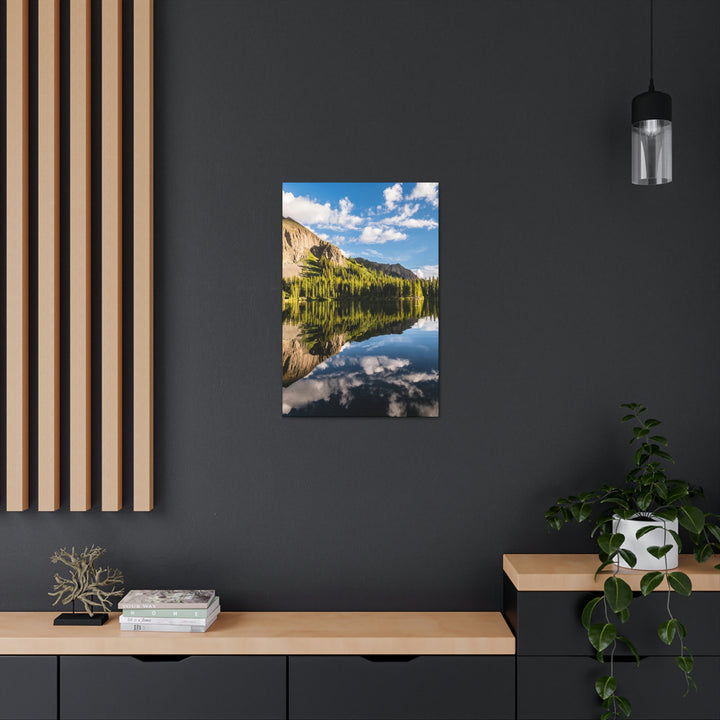 Mountain Scene Reflected - Canvas