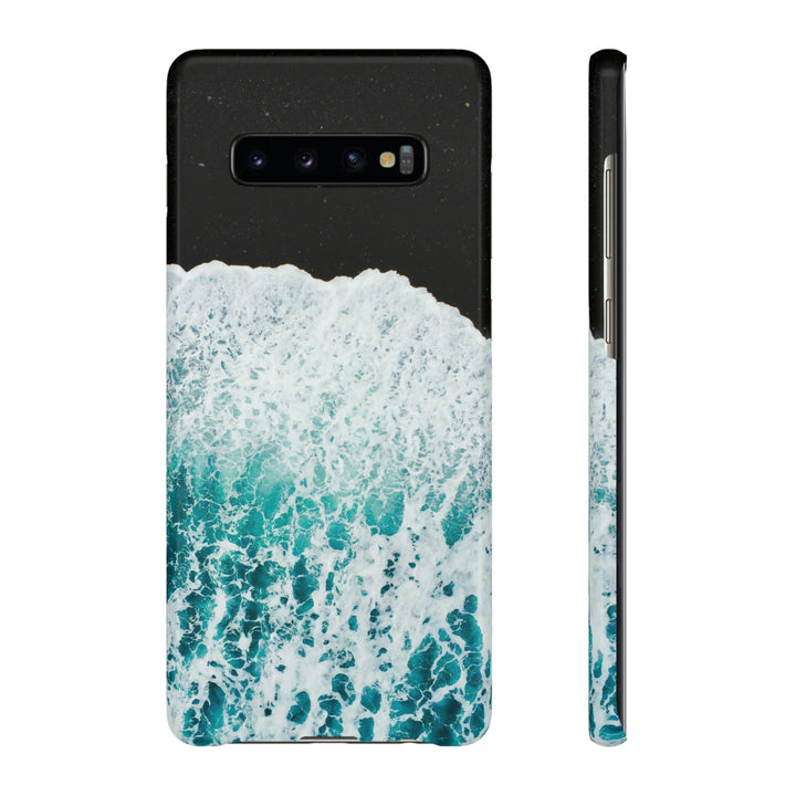 A Wave on Volcanic Sand - Phone Case