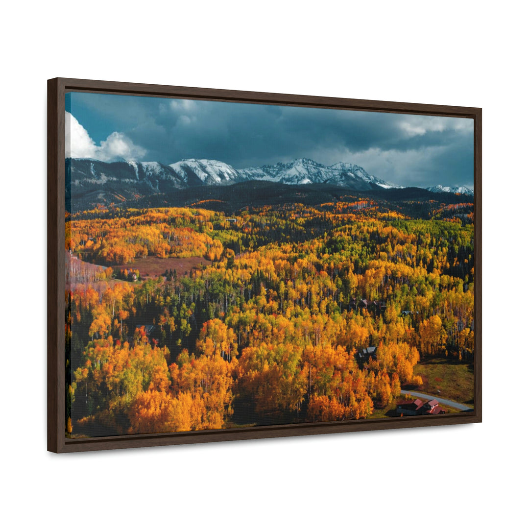 Golds of Autumn - Canvas with Frame