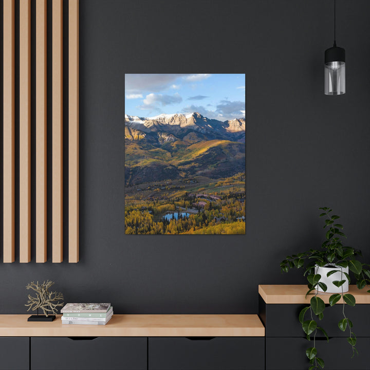 Glowing Mountainside - Canvas