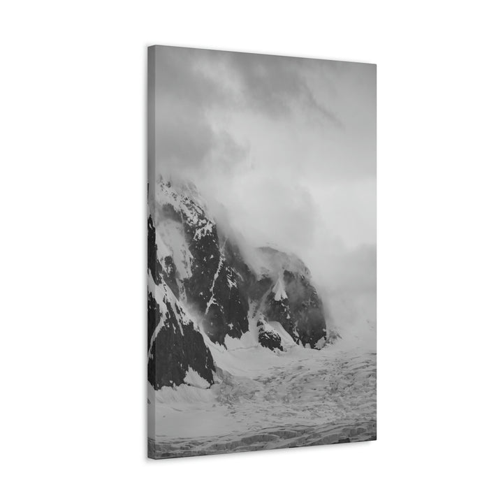 The Mist Descends in Black and White - Canvas