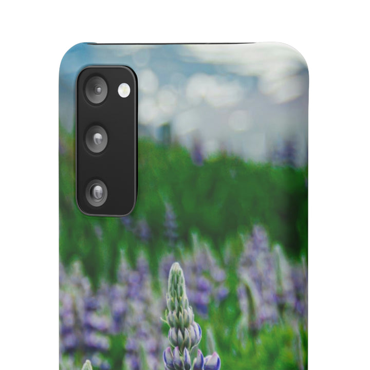 Glowing Lupin with Mountains - Phone Case