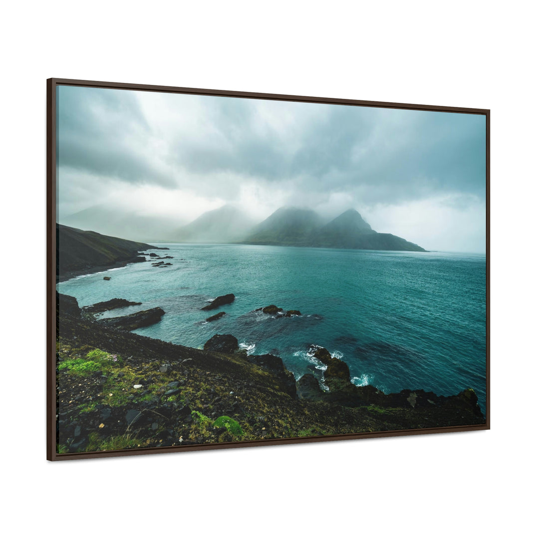 Mystical Mountain View - Canvas with Frame