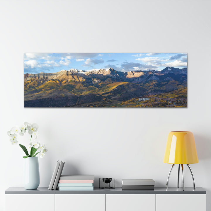 Glowing Mountainside - Canvas