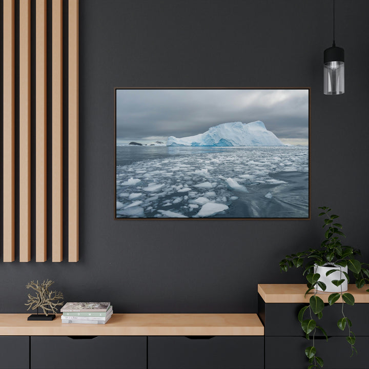 Lane of Ice - Canvas with Frame