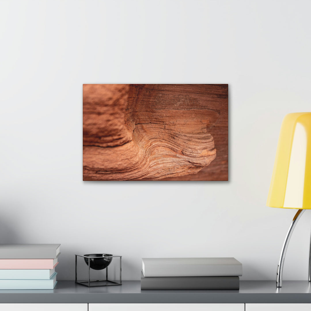 Sedimentary Rock Curves - Canvas