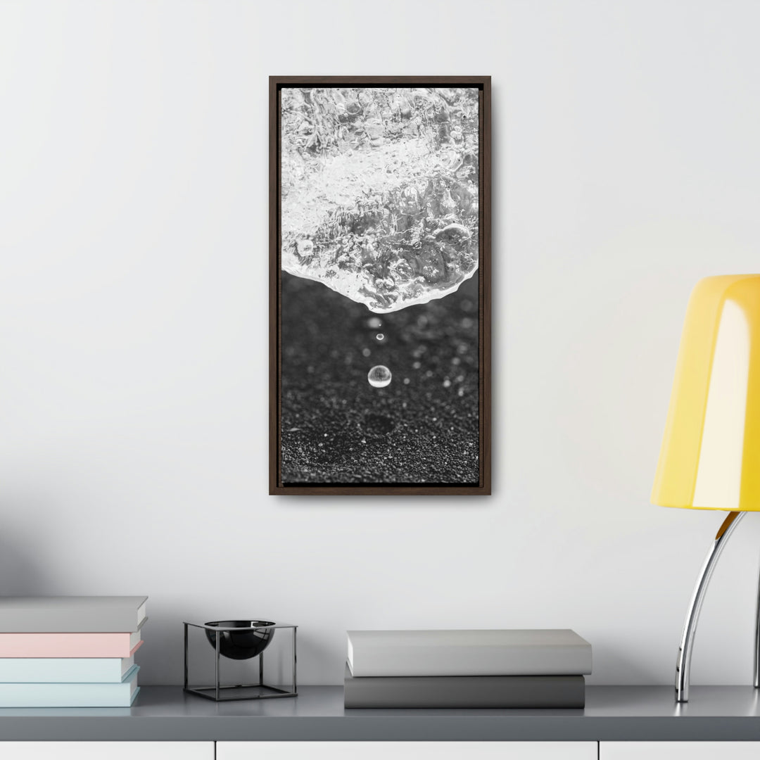 Suspended Droplet - Canvas with Frame