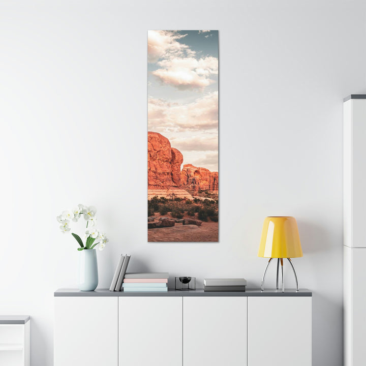 A Desert Sunset - Canvas