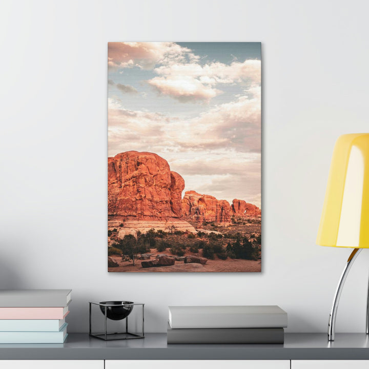 A Desert Sunset - Canvas