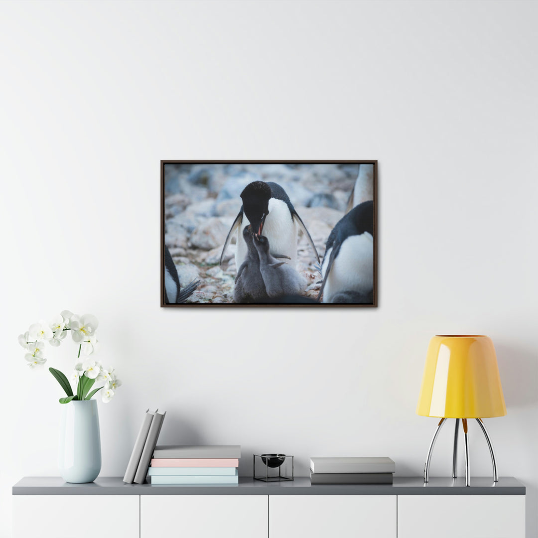 Feeding Time - Canvas with Frame