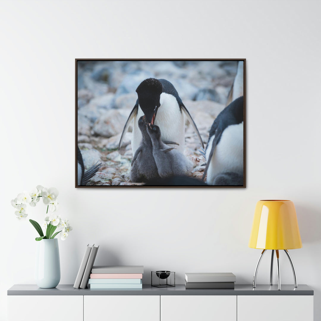 Feeding Time - Canvas with Frame