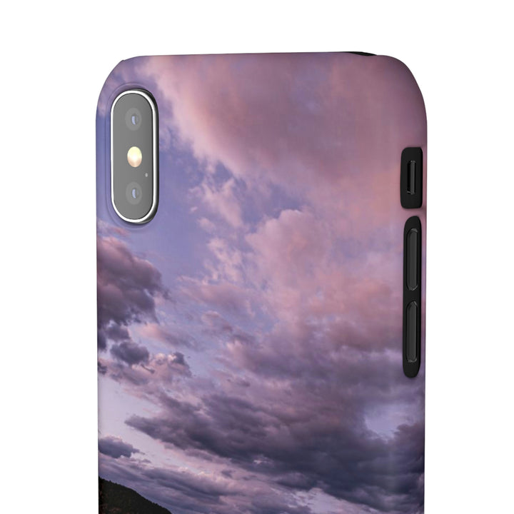 Painted Wall at Sunset Part 3 - Phone Case