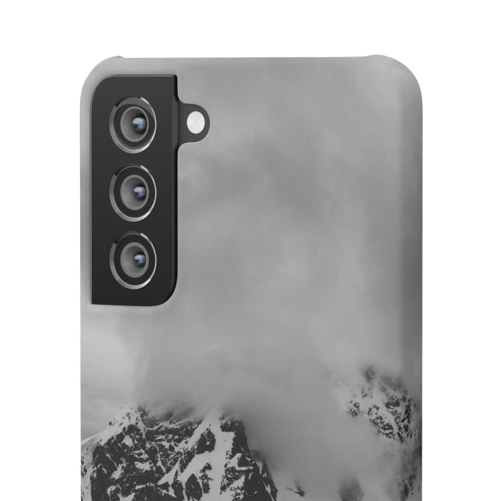 Peaceful Anchoring in Black and White - Phone Case