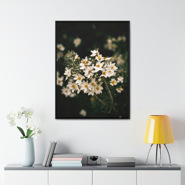 A Touch of White - Canvas with Frame