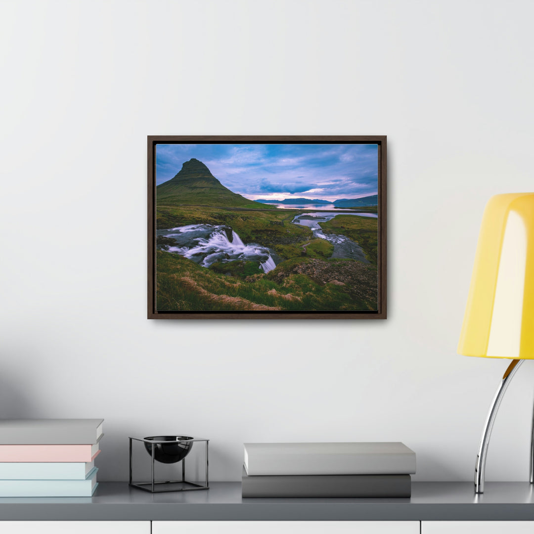 An Icelandic Sunset - Canvas with Frame