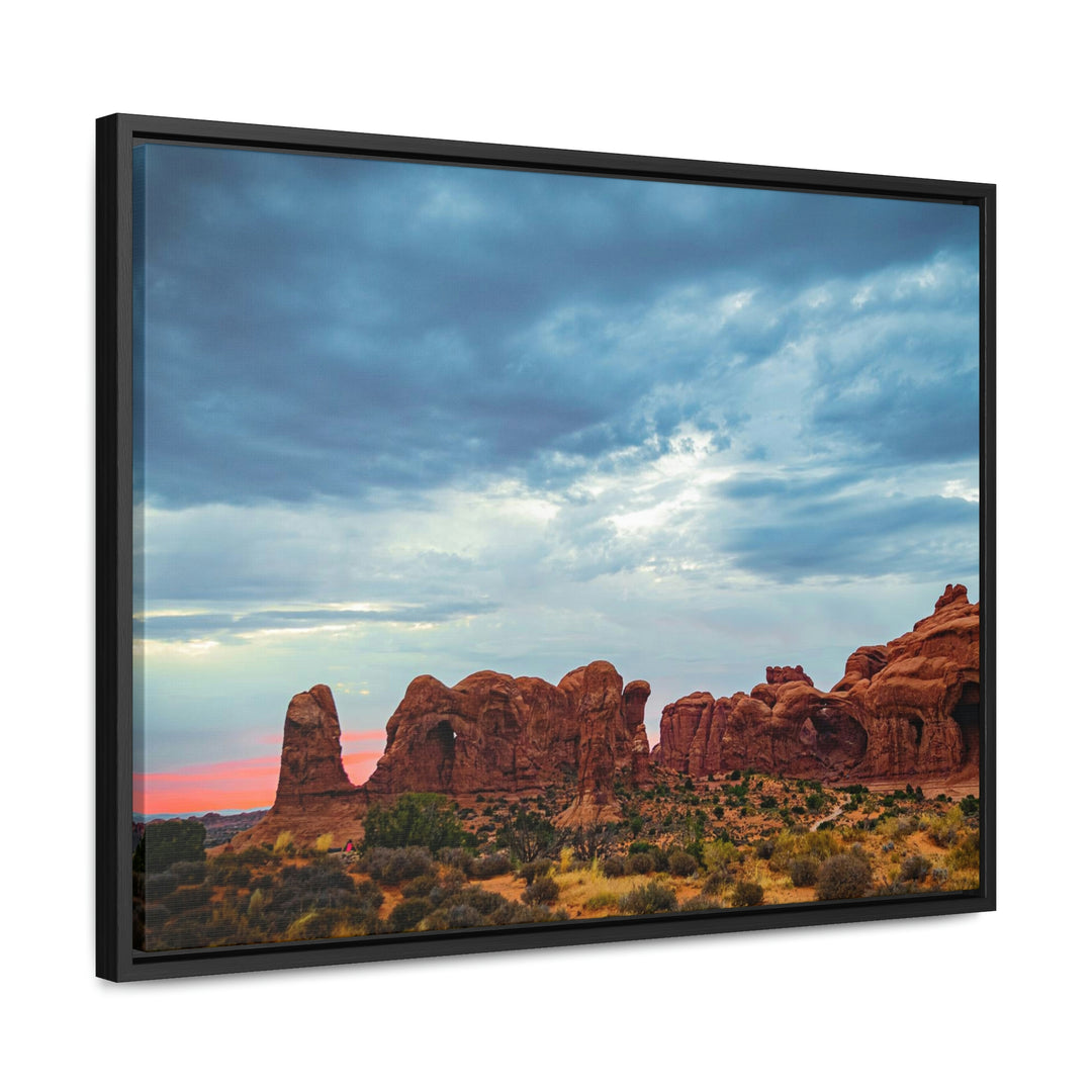 Arches at Sunset - Canvas with Frame