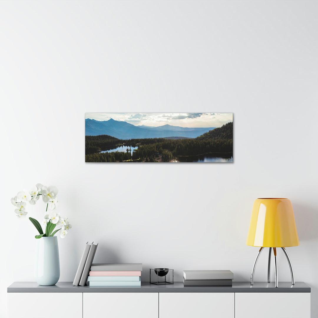 Cool Mountain Lakes - Canvas