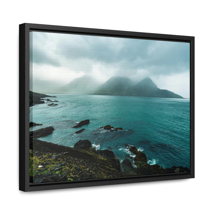 Mystical Mountain View - Canvas with Frame