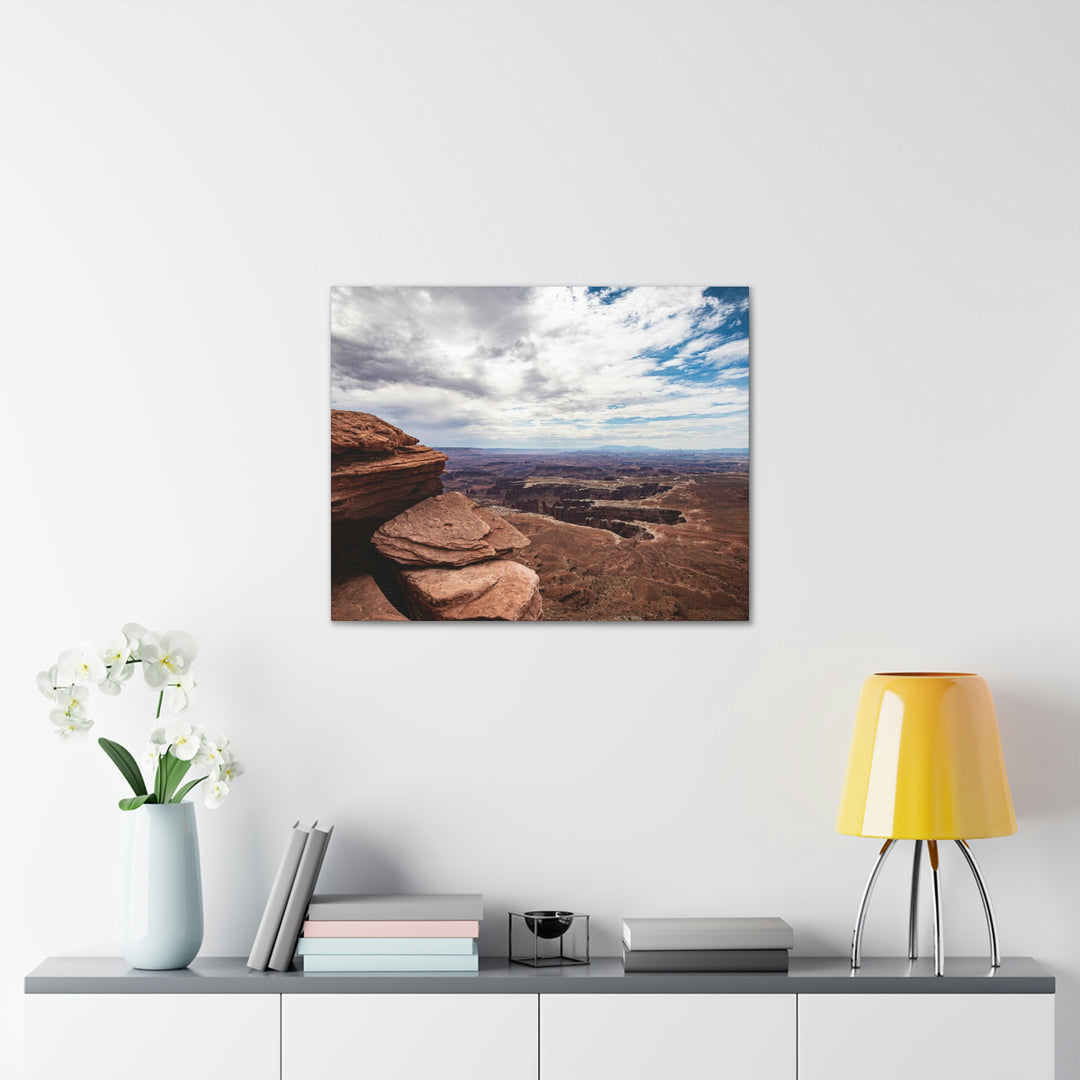 The Canyon Below - Canvas