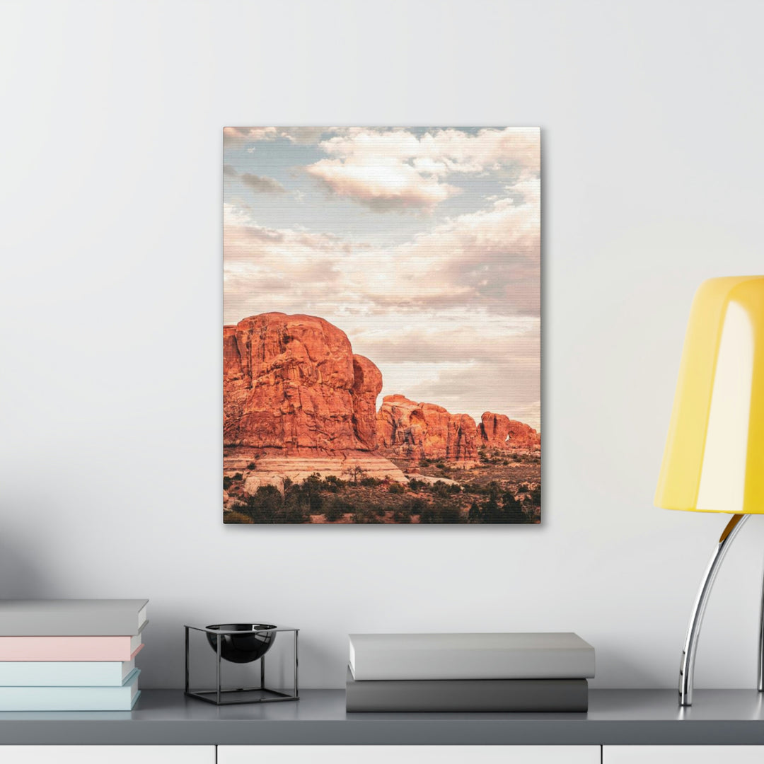 A Desert Sunset - Canvas