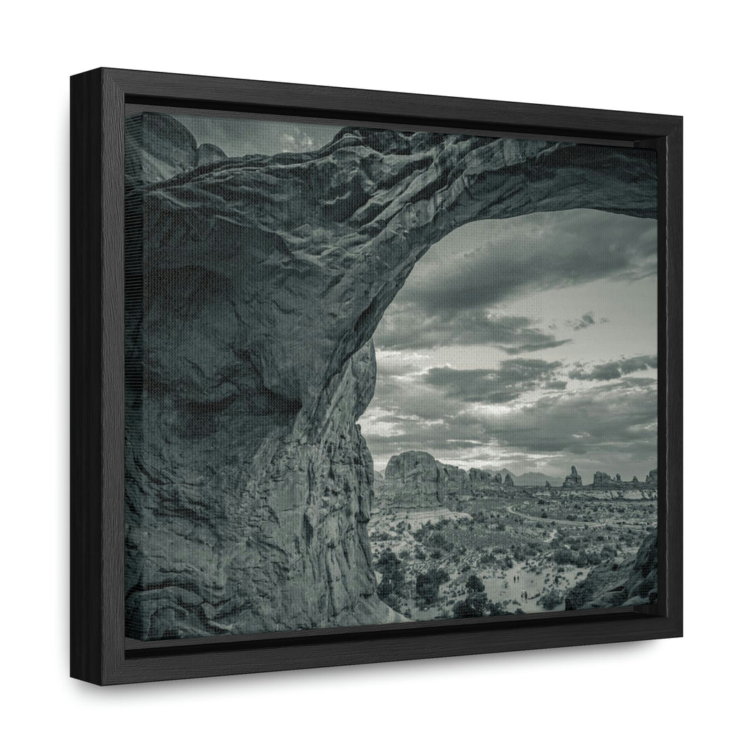 Natural Frames Part 2 in Black and White - Canvas with Frame