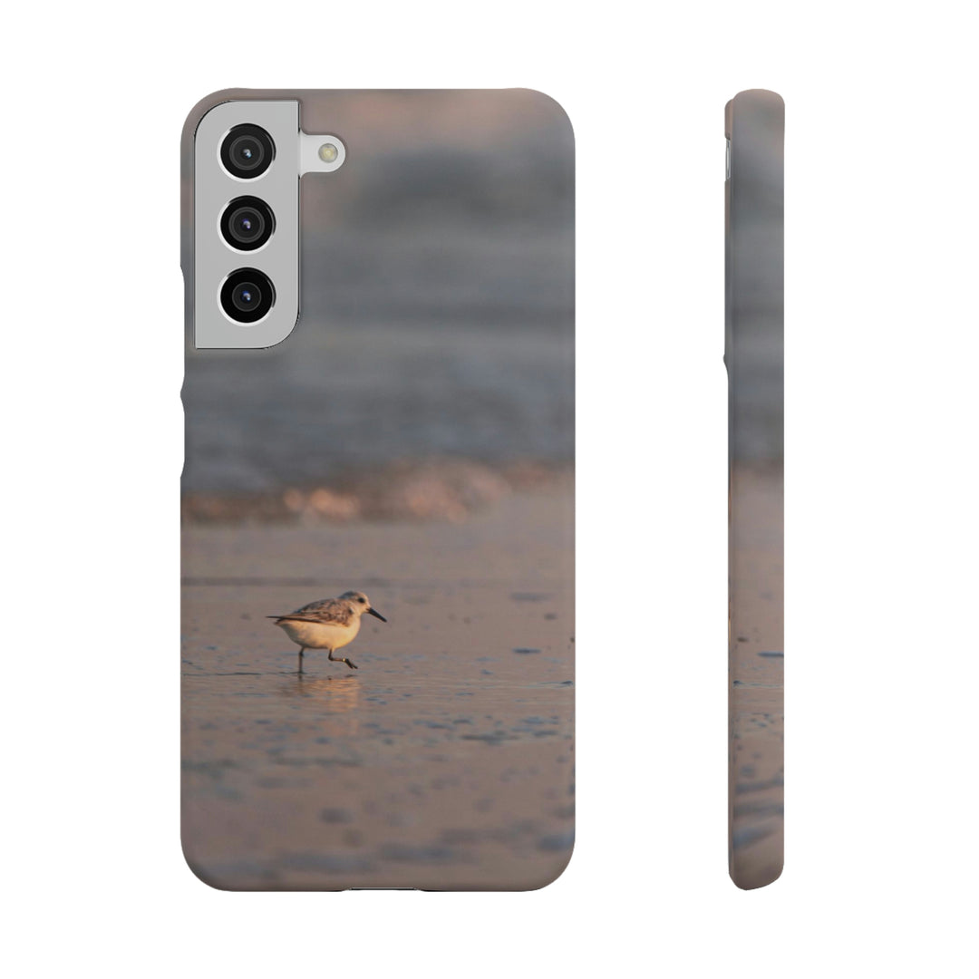 Sanderling in Soft Dusk Light - Phone Case