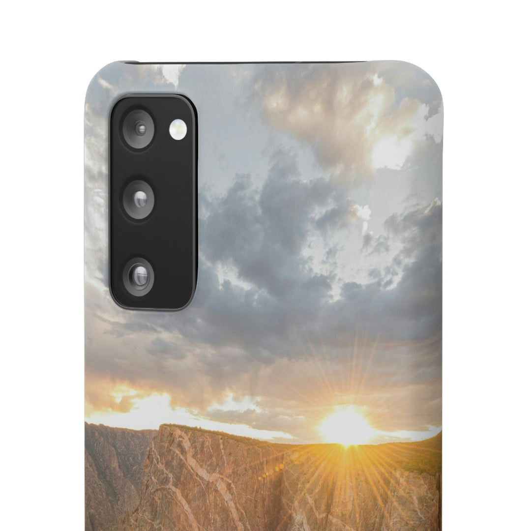 Painted Wall at Sunset Part 2 - Phone Case