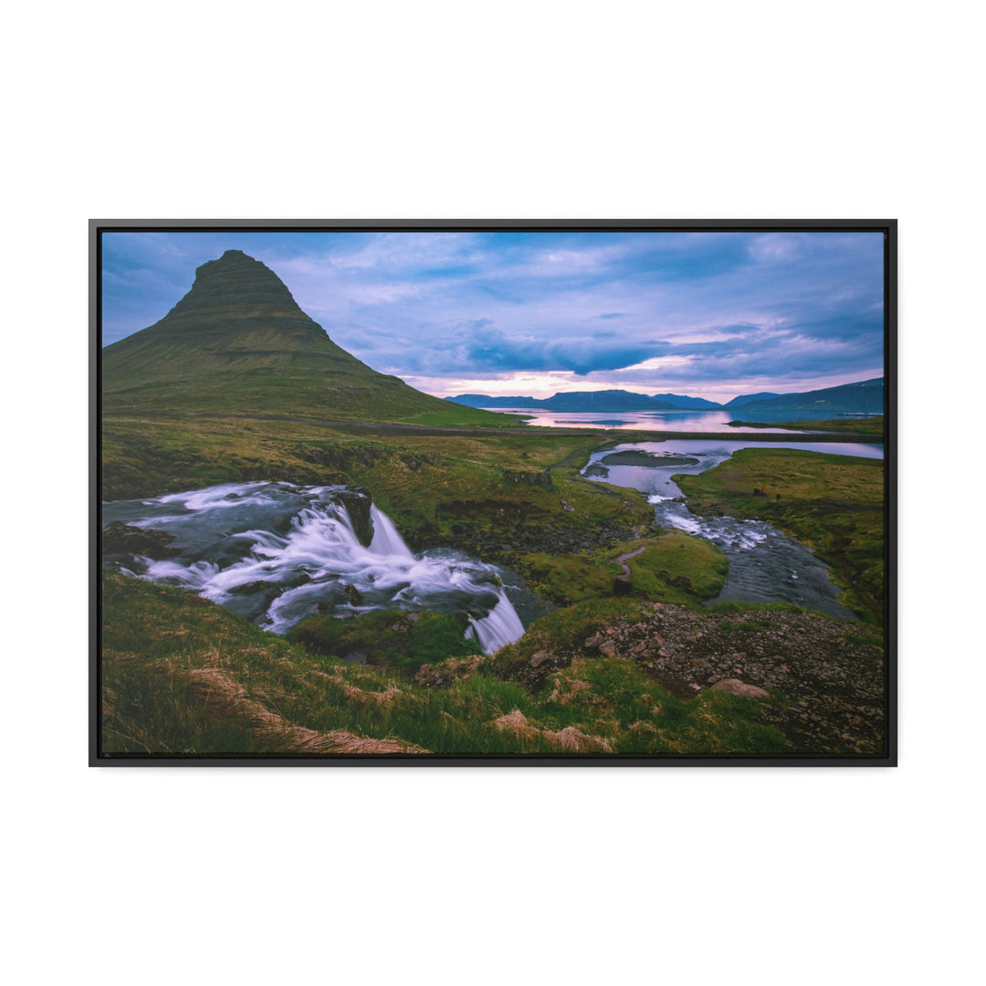 An Icelandic Sunset - Canvas with Frame