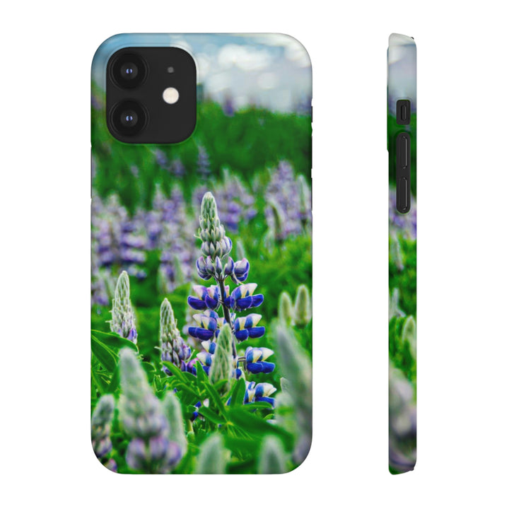 Glowing Lupin with Mountains - Phone Case