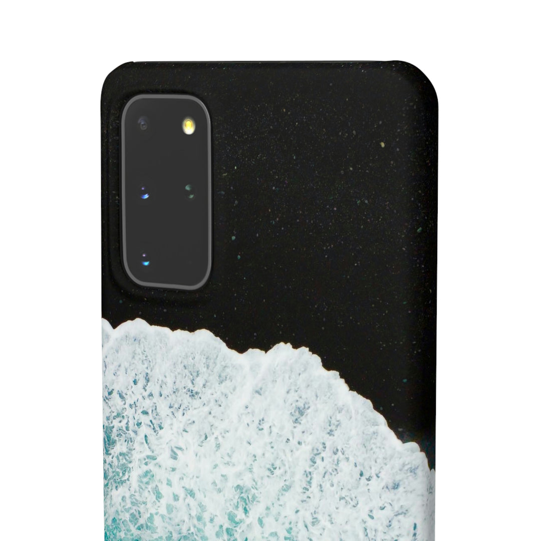 A Wave on Volcanic Sand - Phone Case