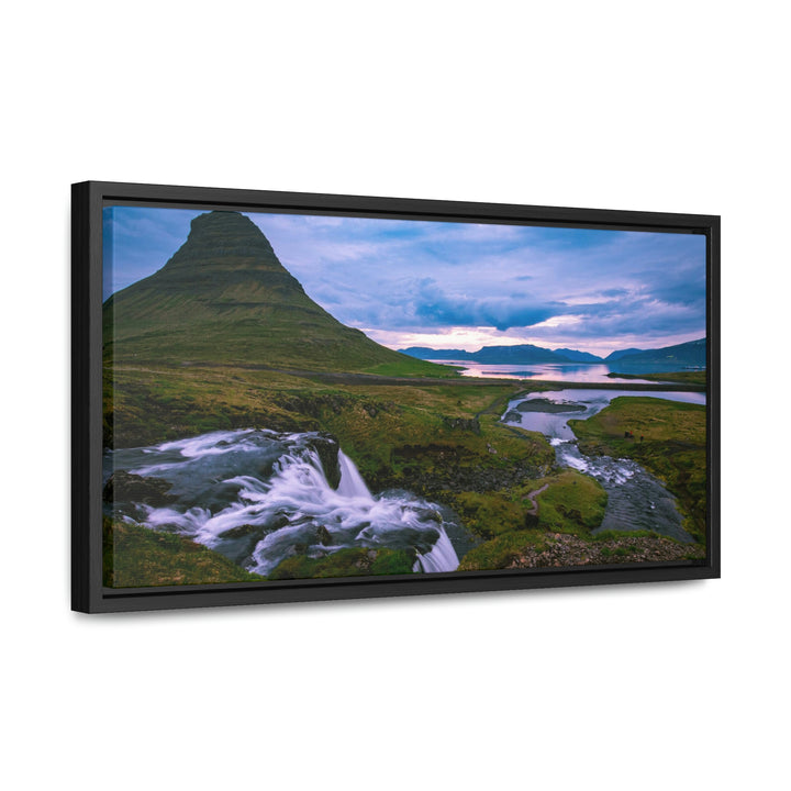 An Icelandic Sunset - Canvas with Frame