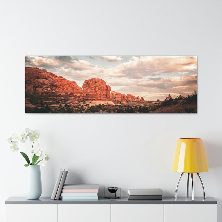 A Desert Sunset - Canvas