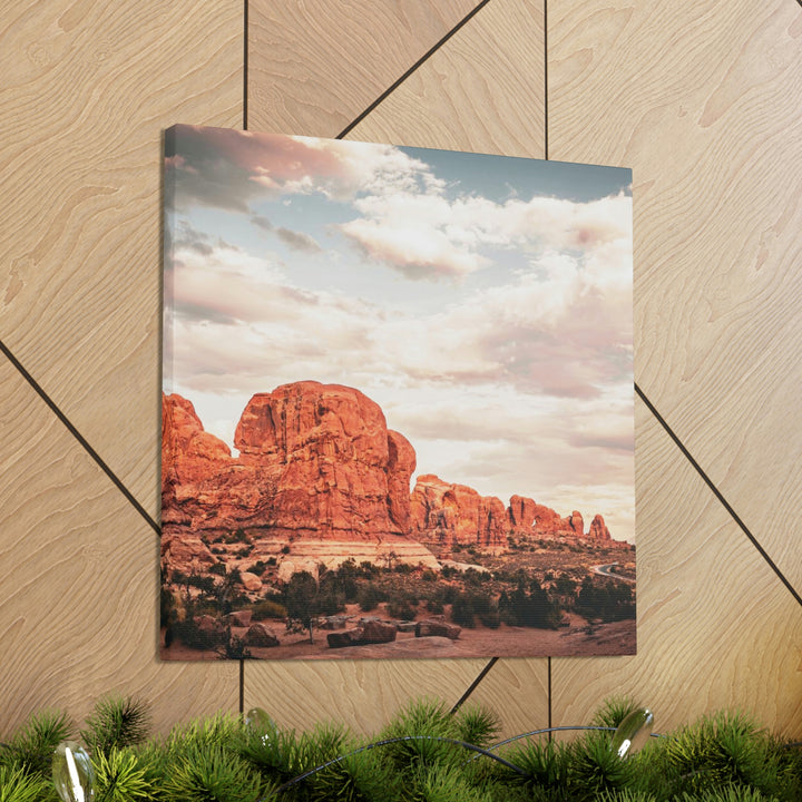 A Desert Sunset - Canvas