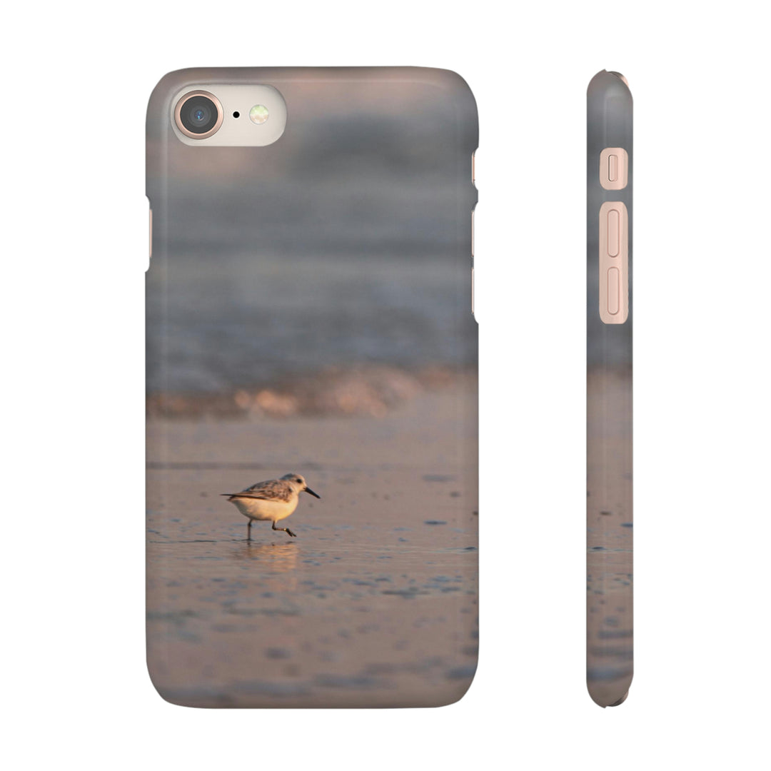 Sanderling in Soft Dusk Light - Phone Case