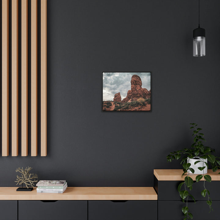 Dramatic Rocks - Canvas with Frame