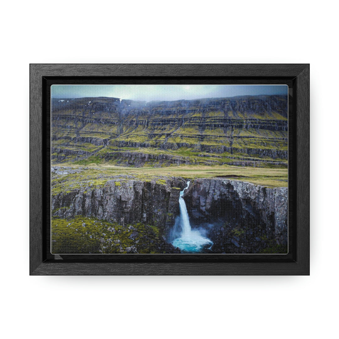 A Remote Waterfall - Canvas with Frame