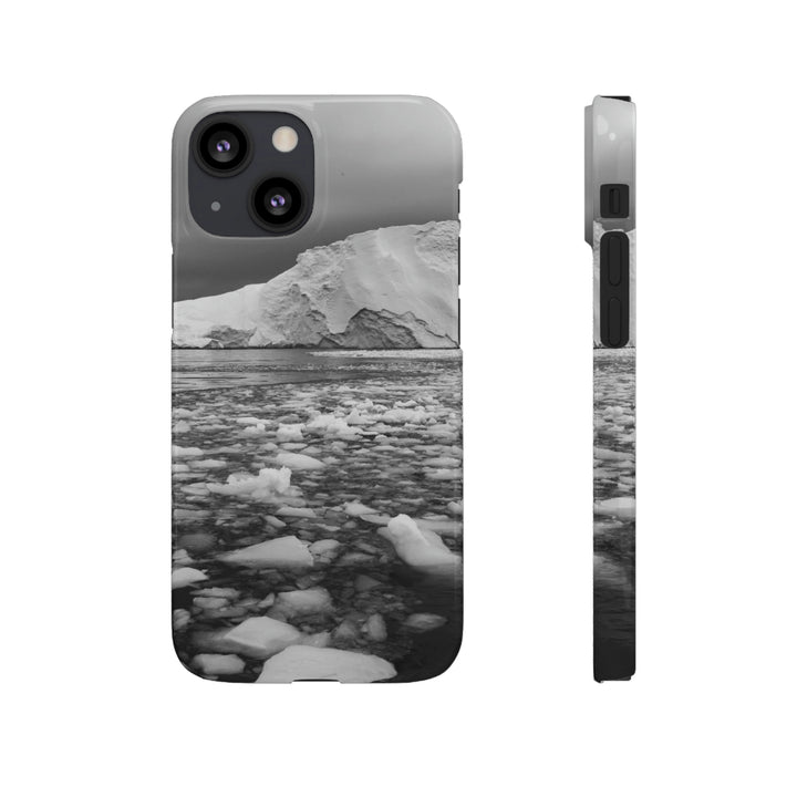 Lane of Ice In Black and White - Phone Case