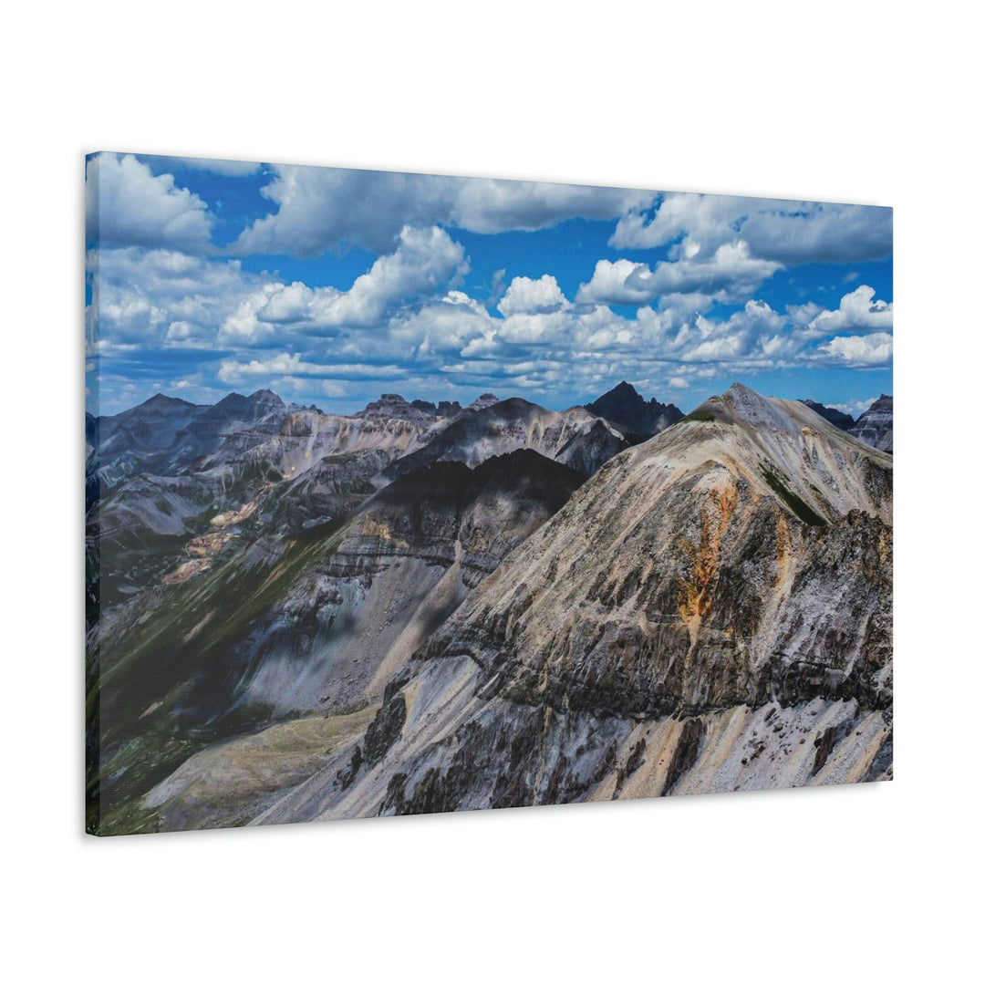 Imogene Pass From the Air - Canvas