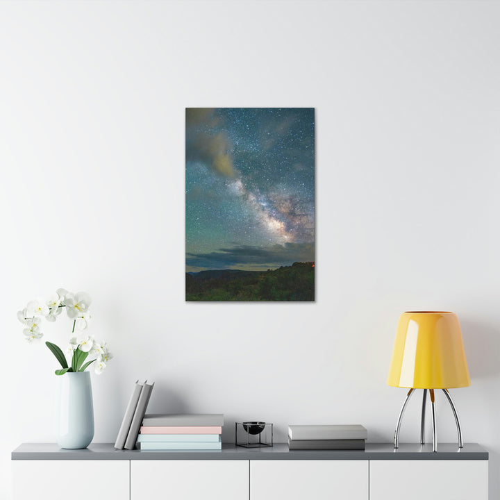 Milky Way Through the Clouds Part 1 - Canvas