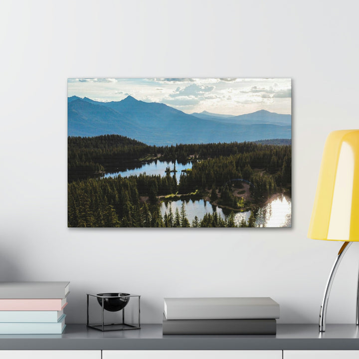 Cool Mountain Lakes - Canvas