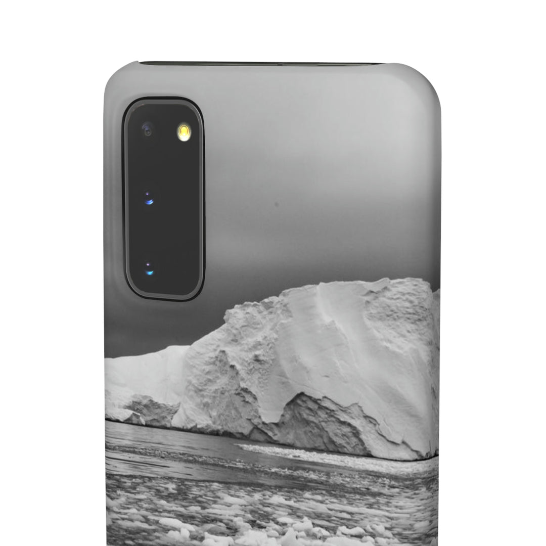 Lane of Ice In Black and White - Phone Case