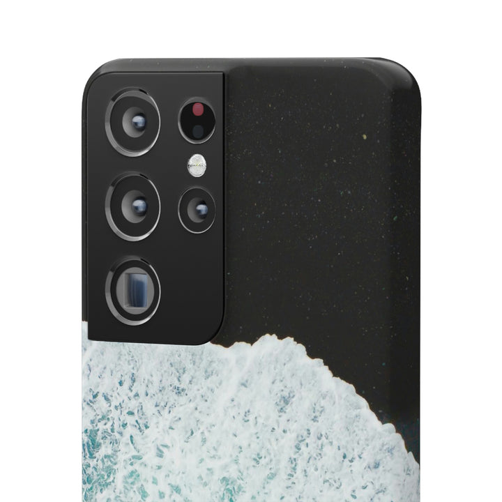 A Wave on Volcanic Sand - Phone Case