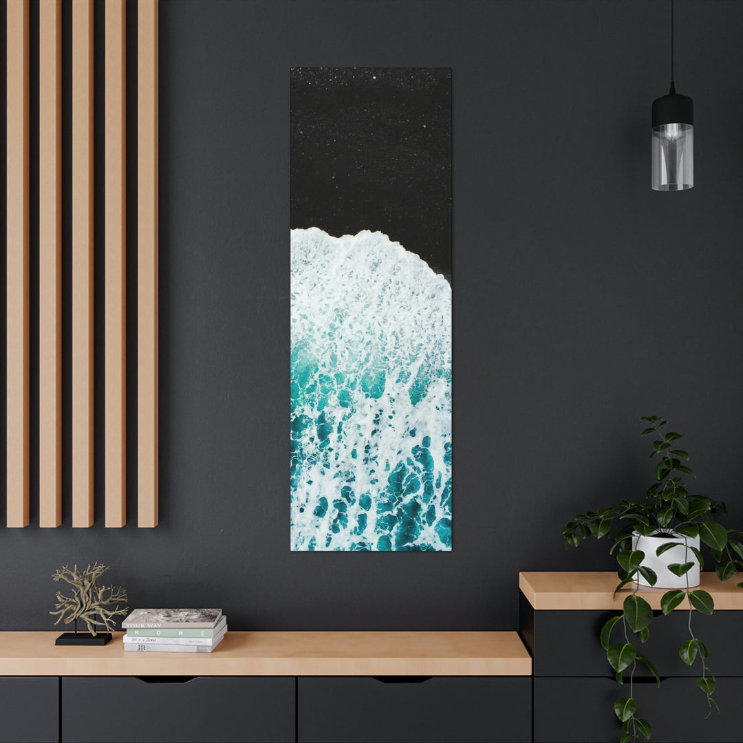 A Wave on Volcanic Sand - Canvas