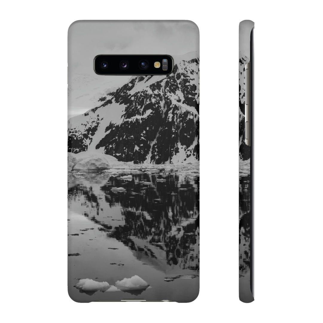 Reflected Calm in Black and White - Phone Case