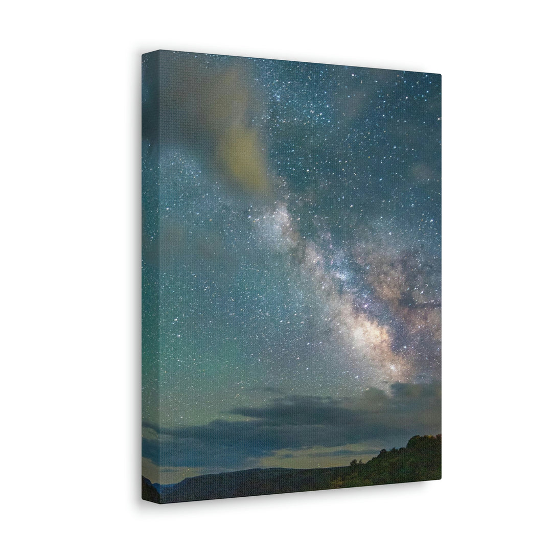 Milky Way Through the Clouds Part 1 - Canvas