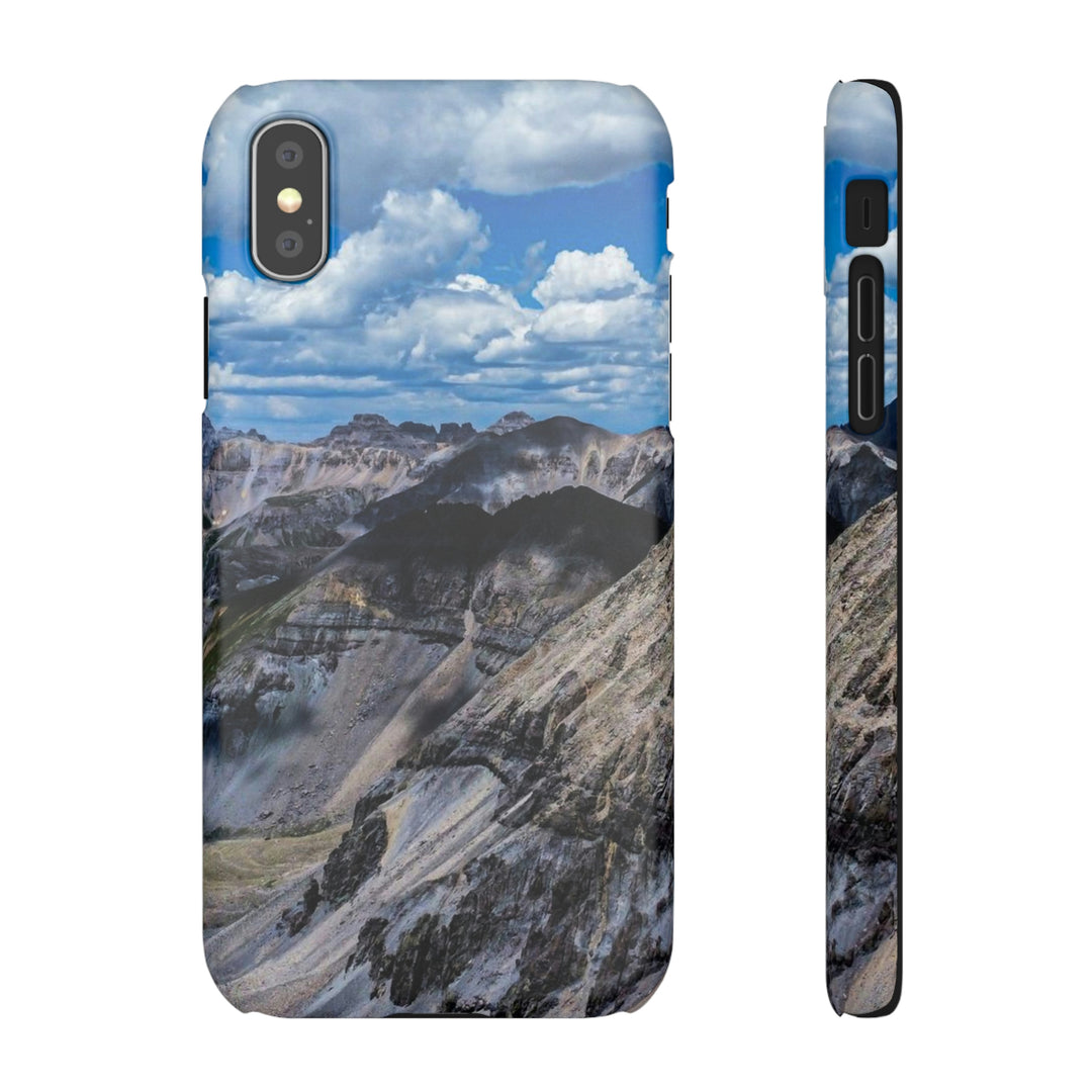 Imogene Pass From the Air - Phone Case