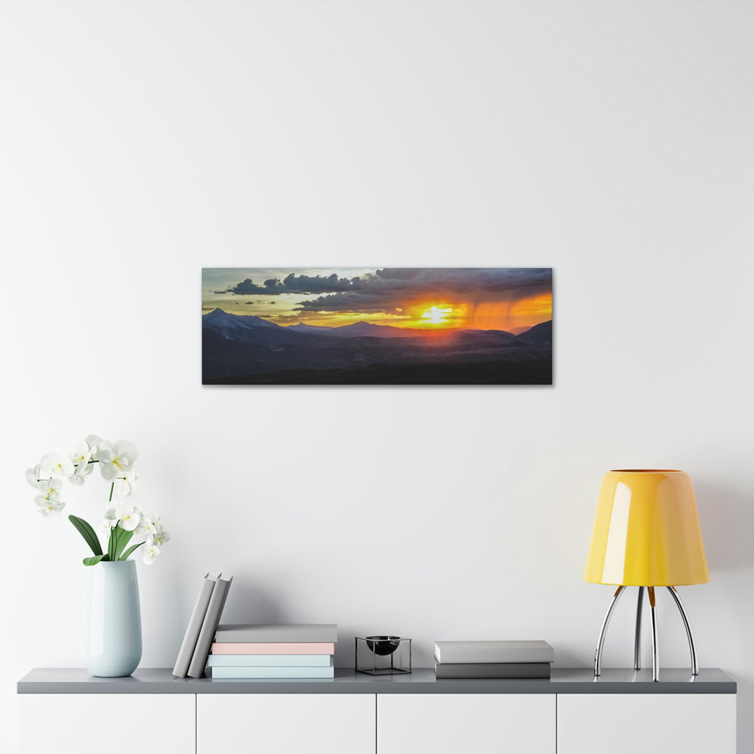 Rainy Sunset - Canvas